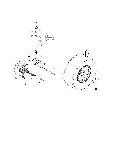 Wheels Diagram and Parts List for MZ6128ZT-966613101  Husqvarna Lawn Mower
