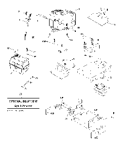 Engine Diagram and Parts List for CTH150 (TWIN, 96061026100)(2010-01) Husqvarna Lawn Tractor