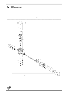 Part Location Diagram of 599348636 Husqvarna Bearing 30206