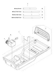 Water Tank Diagram and Parts List for MS360 2015-06 Husqvarna Circular Saw