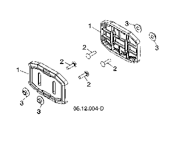 Skid show uhmw Diagram and Parts List for 96193009705  Husqvarna Snow Blower