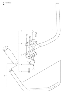 Part Location Diagram of 521815001 Husqvarna Handle