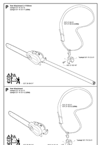 Attachments 3 Diagram and Parts List for 325P 20042300001-20062999999 Husqvarna Pole Saw