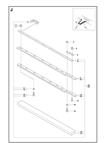 Cutting Equipment Diagram and Parts List for 325HS75 (X-SERIES)(20081800001-Current) Husqvarna Hedge Trimmer