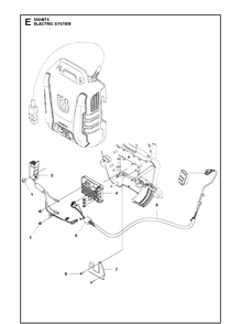 Part Location Diagram of 593759201 Husqvarna Control Unit
