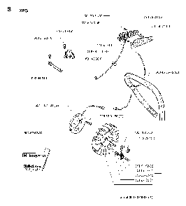 Electrical Diagram and Parts List for 394XPEPA 19980900001-Current Husqvarna Chainsaw
