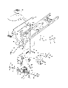 Drive Diagram and Parts List for 917223840  Husqvarna Lawn Tractor