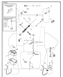 Electrical Diagram and Parts List for YTH18K42 (96043025000)(2017-09) Husqvarna Lawn Tractor