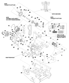 Engine Assembly 27 H.P. Diagram and Parts List for BZ6127D (968999218)(2003-03) Husqvarna Lawn Mower