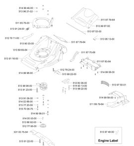 Part Location Diagram of 515700875 Husqvarna Bolt