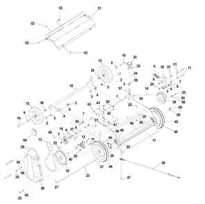 Body Assembly Diagram and Parts List for DT22BNR (968999367)(2005-11) Husqvarna Seeder