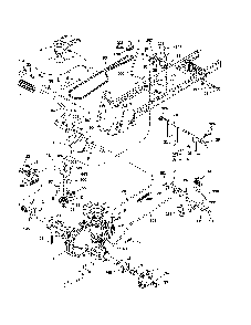 Drive Diagram and Parts List for GT54CS-502140  Husqvarna Lawn Tractor