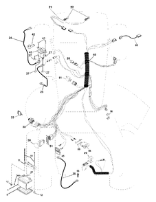 Electrical Diagram and Parts List for YTH2046 (954567079-B)(2001-01) Husqvarna Lawn Tractor