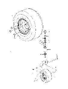 Wheels & tires Diagram and Parts List for 967323901-00  Husqvarna Lawn Mower