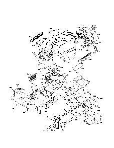 Chassis Diagram and Parts List for YTH2246-917287542  Husqvarna Lawn Tractor