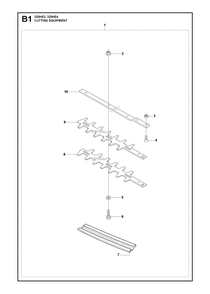 Ignition System and Clutch Diagram and Parts List for 325HE3 (966787601)(20150100001-current) Husqvarna Hedge Trimmer