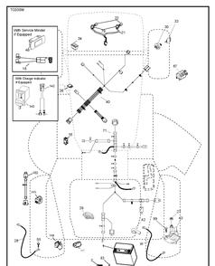 Electrical Diagram and Parts List for TC139T (96051014501)(2017-08) Husqvarna Lawn Tractor