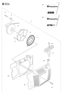 Part Location Diagram of 503623904 Husqvarna DECAL 272XPG