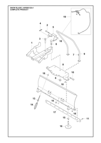 Part Location Diagram of 577824101 Husqvarna Sprint