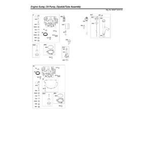 Engine >> Engine Sump/Oil Pump Diagram and Parts List for 96043030200  Husqvarna Lawn Tractor