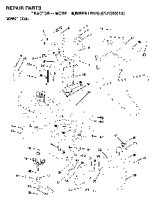Mower Deck / Cutting Deck Diagram and Parts List for LR120 (954830051A)(1995-08) Husqvarna Lawn Tractor