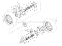 Part Location Diagram of 532179136 Husqvarna Lobe, Wheel