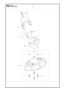 Accessories 7 Diagram and Parts List for 355FRM  Husqvarna Brush Cutter