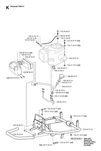 Engine Diagram and Parts List for PF21AWD (953536501)(2005-04) Husqvarna Lawn Tractor