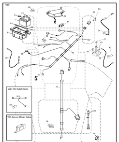 Electrical Diagram and Parts List for YTA19K42 (96043014201)(2012-12) Husqvarna Lawn Tractor