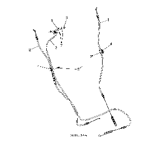 Drive & auger cables Diagram and Parts List for 96193009604  Husqvarna Snow Blower