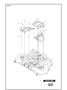 Part Location Diagram of 544238108 Husqvarna Label