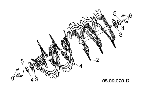 Auger Housing And Impeller 3 Diagram and Parts List for ST330 (96193012501)(2019-03) Husqvarna Snow Blower