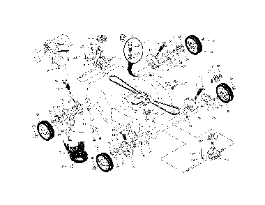 Drive control/gear case/wheels Diagram and Parts List for 917384591  Husqvarna Lawn Mower