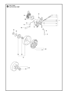 Part Location Diagram of 525824912 Husqvarna Screw Itxscm