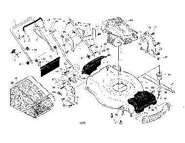 Engine/housing/handle Diagram and Parts List for HU675AWD-96145001500  Husqvarna Lawn Mower