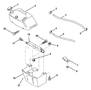 Dash Diagram and Parts List for LR12 (954002701-B)(1994-10) Husqvarna Lawn Tractor