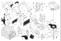 Part Location Diagram of 199982 Husqvarna Upper Handle Assembly