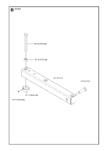 Column Diagram and Parts List for CS2512 (1301 & Above)(2013-04) Husqvarna Circular Saw