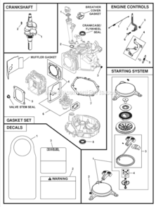 Page C Diagram and Parts List for 917377230  Husqvarna Lawn Mower