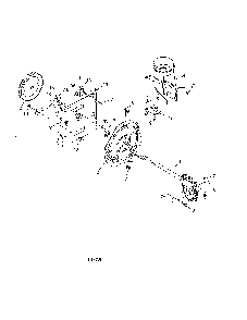 Gearbox/impeller Diagram and Parts List for ST224-96193009602  Husqvarna Snow Blower