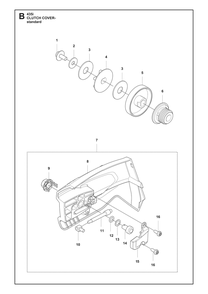 Part Location Diagram of 597670101 Husqvarna Disc Spring