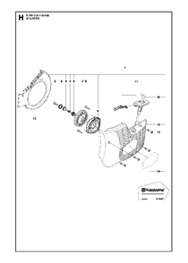 Part Location Diagram of 584886805 Husqvarna STARTER