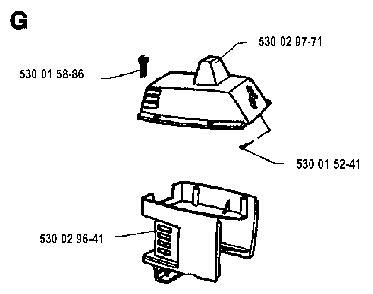 Cover Diagram and Parts List for 26L 1993-05 Husqvarna Trimmer