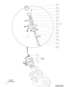 Speed Control Plate Diagram and Parts List for HUV4421DXP 2006-11 Husqvarna Lawn Tractor