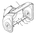 Auger Housing Impeller Diagram and Parts List for 924HV 96193005200 - 2010-04 Husqvarna Snow Blower