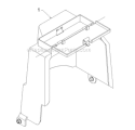 Chassis Engine Pulleys Diagram and Parts List for 924HV 96193007000 - 2011-06 Husqvarna Snow Blower
