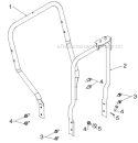 Handle Diagram and Parts List for 924HV 96193007001 - 2012-05 Husqvarna Snow Blower