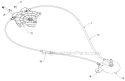 Control Panel Discharge Chute Diagram and Parts List for 924HV 96193007003 - 2012-07 Husqvarna Snow Blower