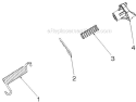 Handle Diagram and Parts List for 924HV 96193007003 - 2012-07 Husqvarna Snow Blower