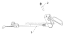 Control Panel Discharge Chute Diagram and Parts List for 924HV 96193007900 - 2011-07 Husqvarna Snow Blower
